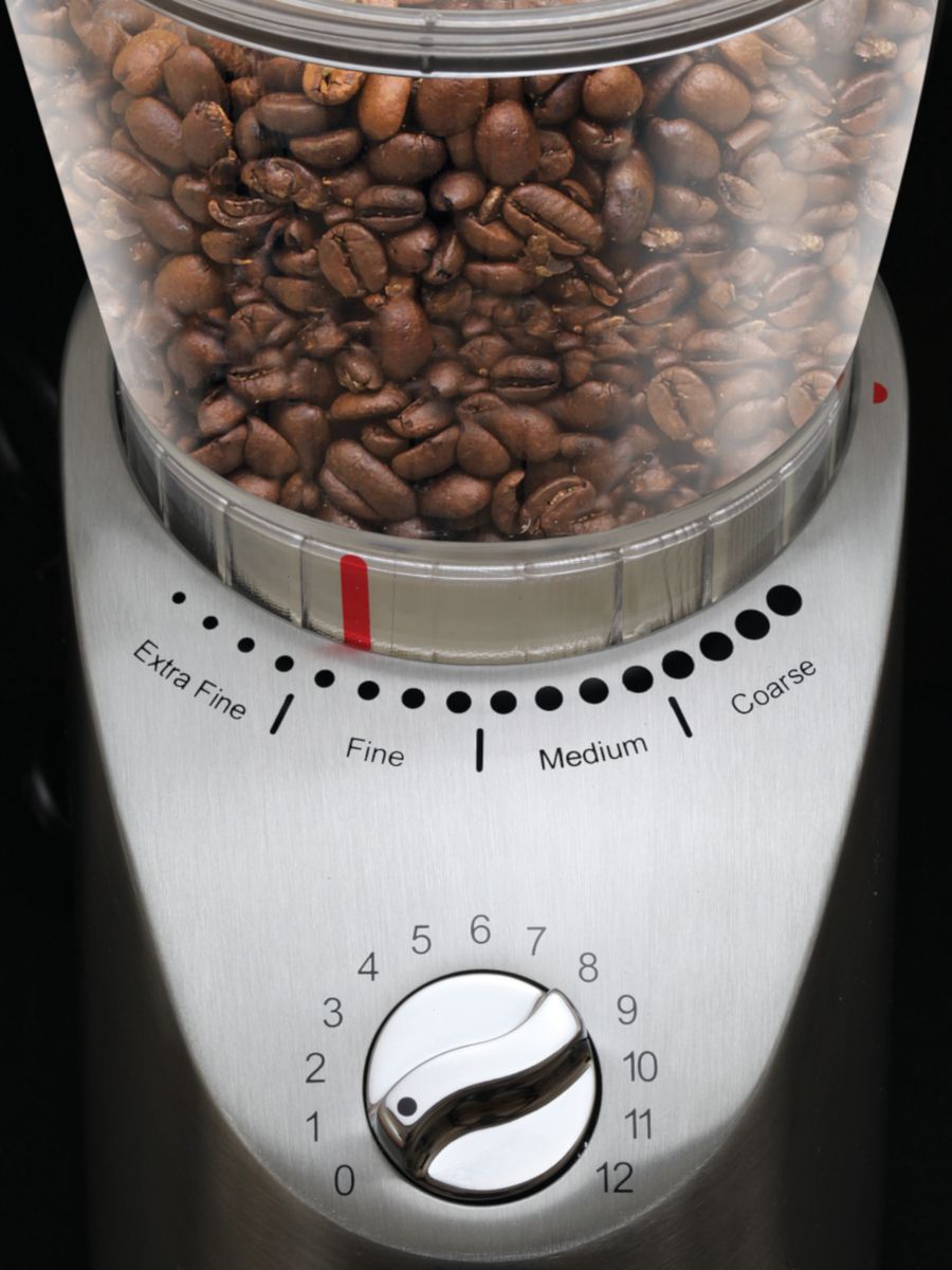 Capresso Infinity Plus Conical Burr Grinder, Stainless Steel