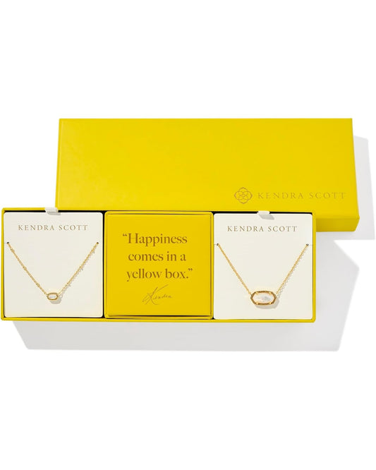 Kendra Scott Elisa Gold Gift Set of 2 in Ivory Mother-of-Pearl (Gold or Silver)