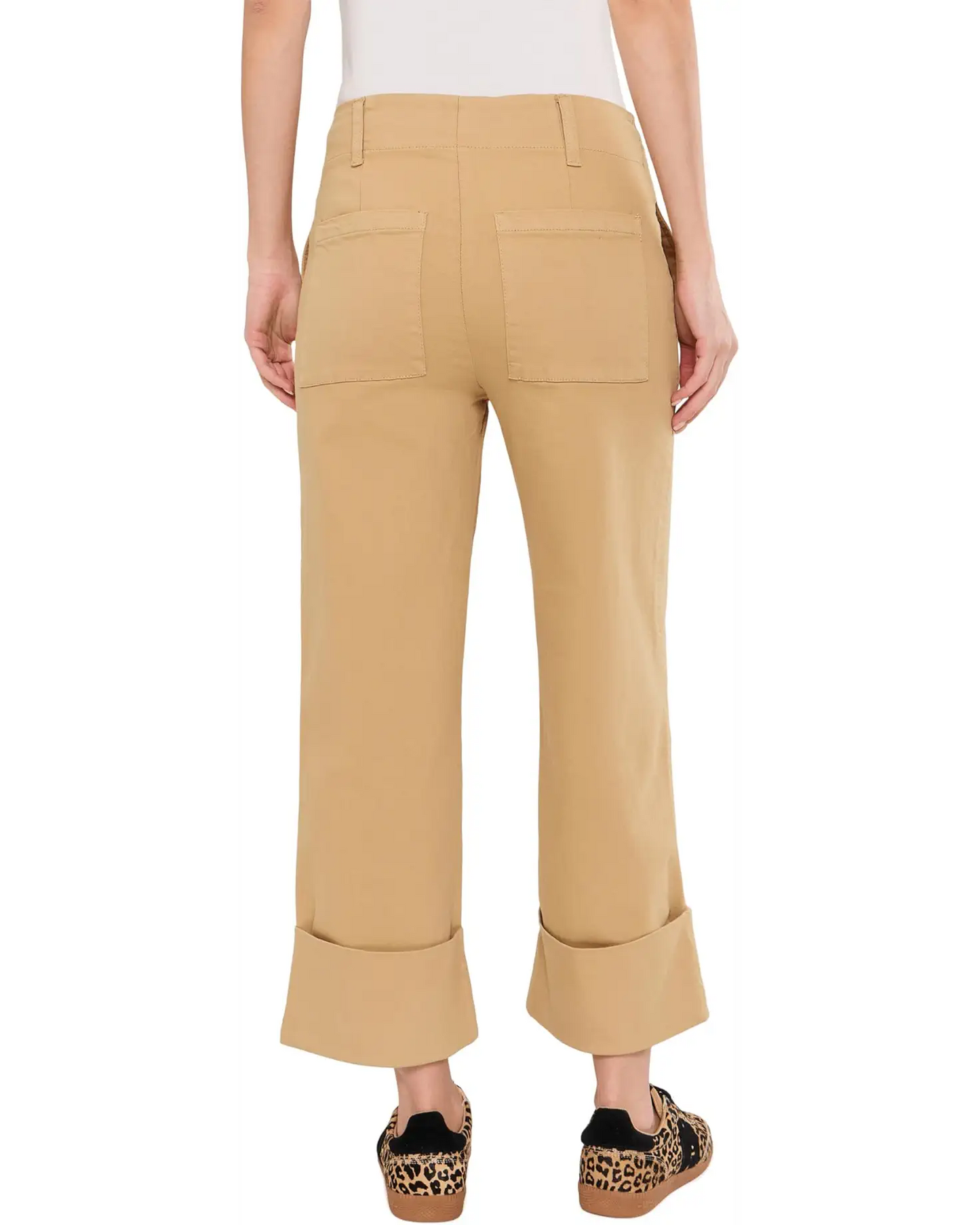 KUT from the KLOTH SIENNA HIGH RISE STRAIGHT LEG ROLL UP