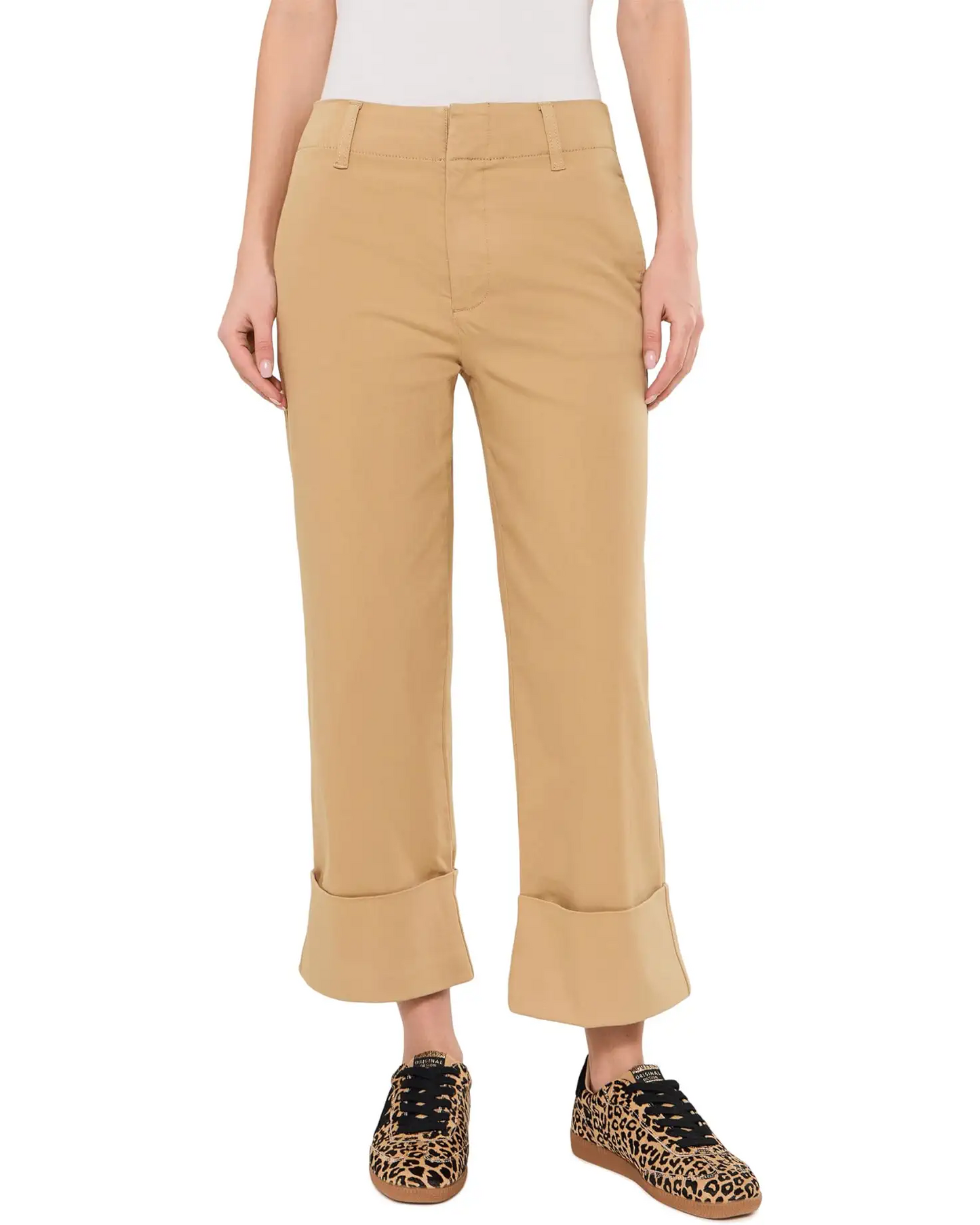 KUT from the KLOTH SIENNA HIGH RISE STRAIGHT LEG ROLL UP