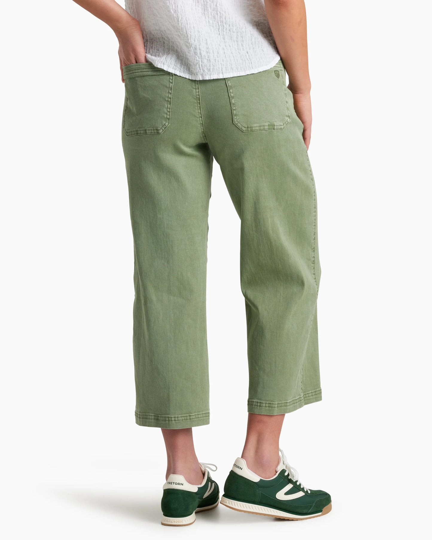 KÜHL SEABOARD™ WIDE-LEG CROP SLATE GREEN