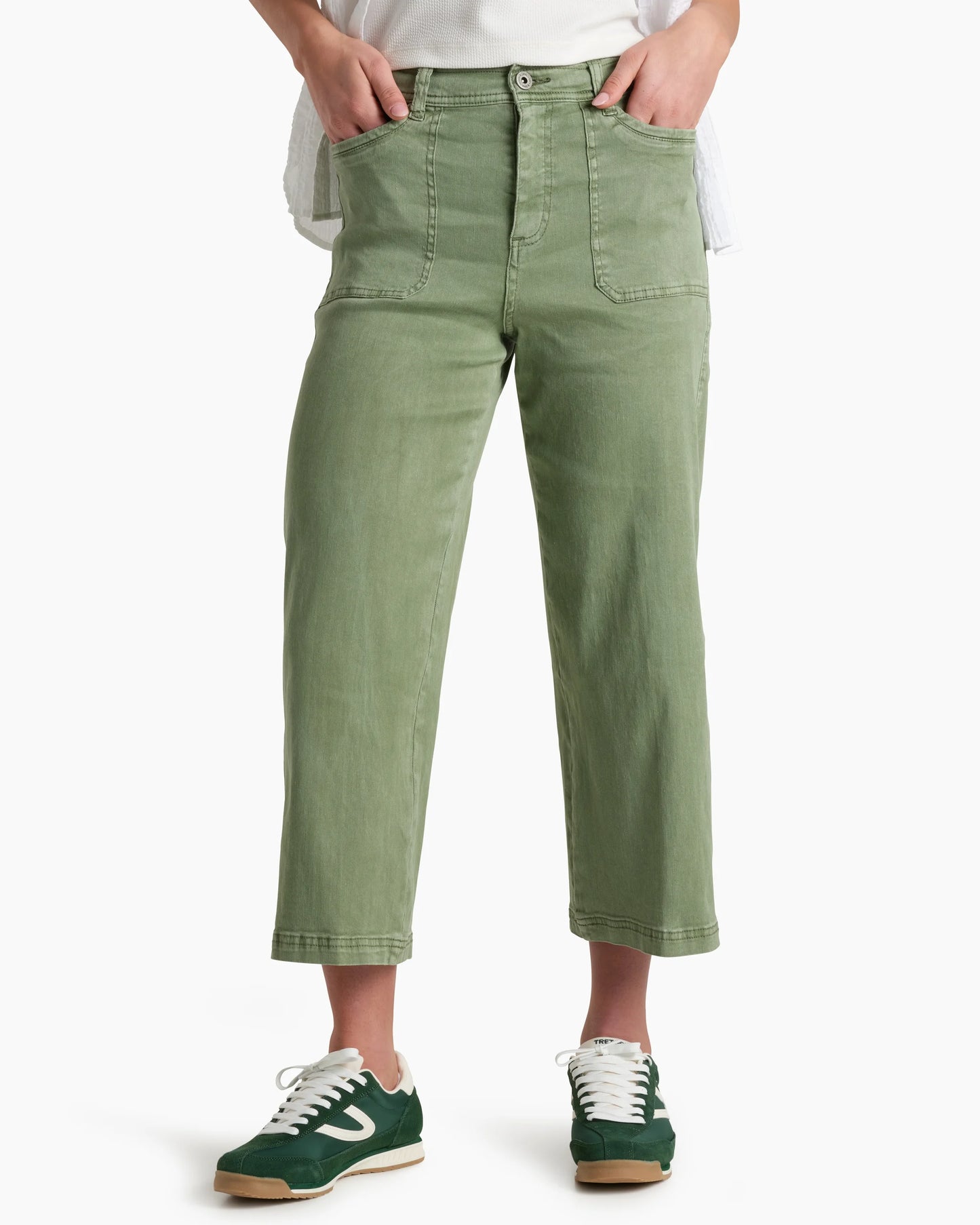 KÜHL SEABOARD™ WIDE-LEG CROP SLATE GREEN