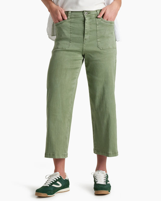 KÜHL SEABOARD™ WIDE-LEG CROP SLATE GREEN