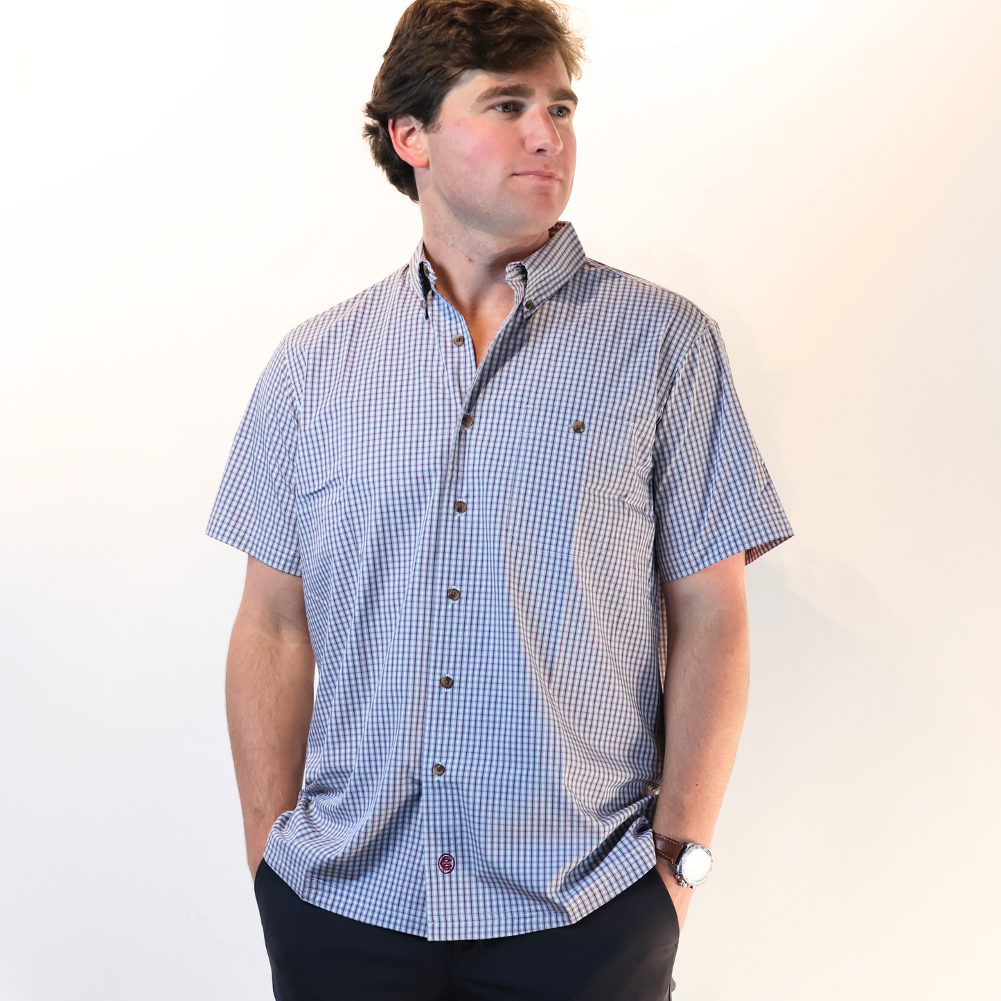 Cowboy Country Club Summer Button Down