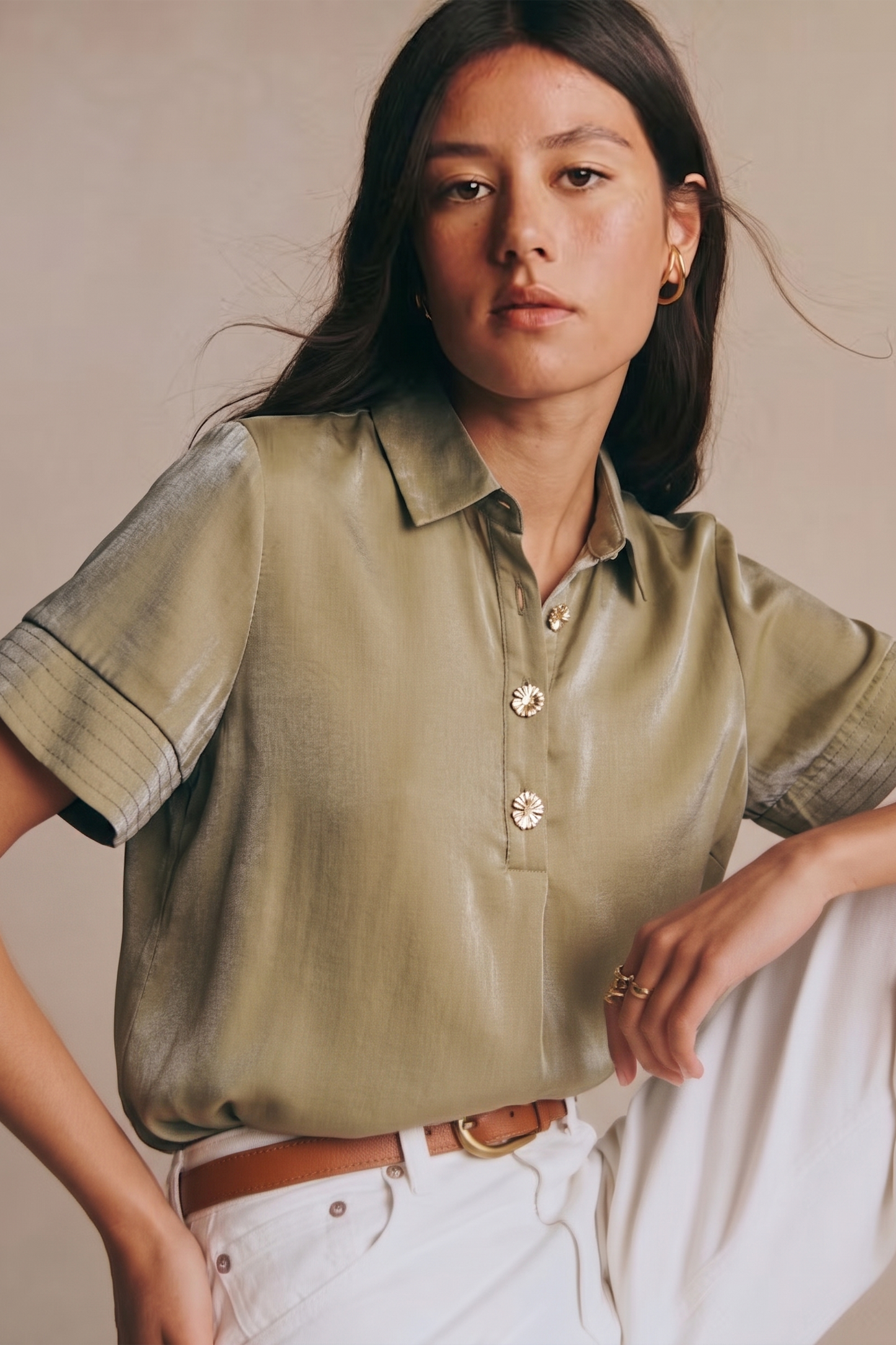 Short Sleeve Shirt Top