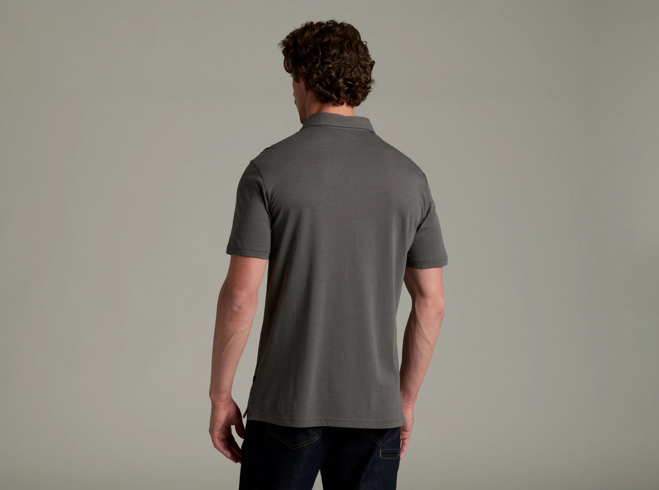 KÜHL DE FAKTO™ POLO All natural, silk-blend fabric with UPF sun protection-CARBON