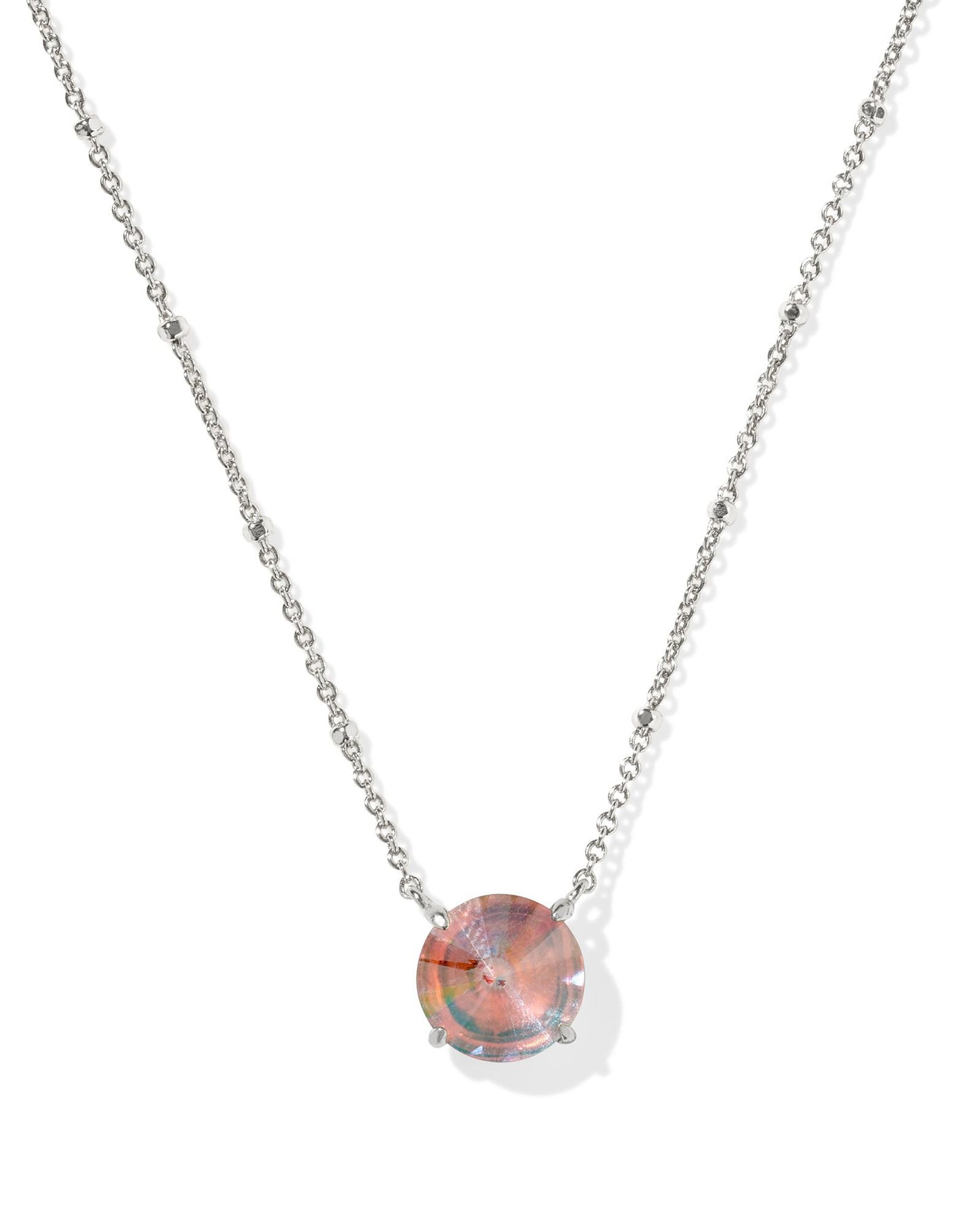 Kendra Scott Jolie Necklace in Dichroic Glass (Gold or Silver)