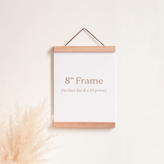 The Anastasia Co 8" Magnetic Wood Print Frame