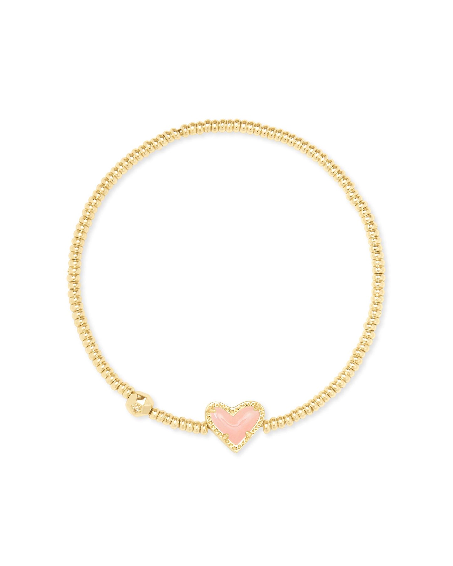 Kendra Scott ARI HEART STRETCH BRACELET GOLD