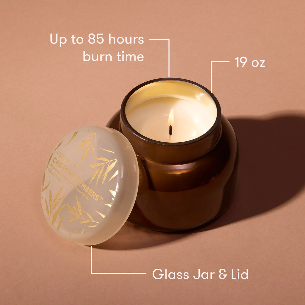 Capri Blue Autumn Glow Chestnut Embers Signature Candle CHESTNUT EMBERS