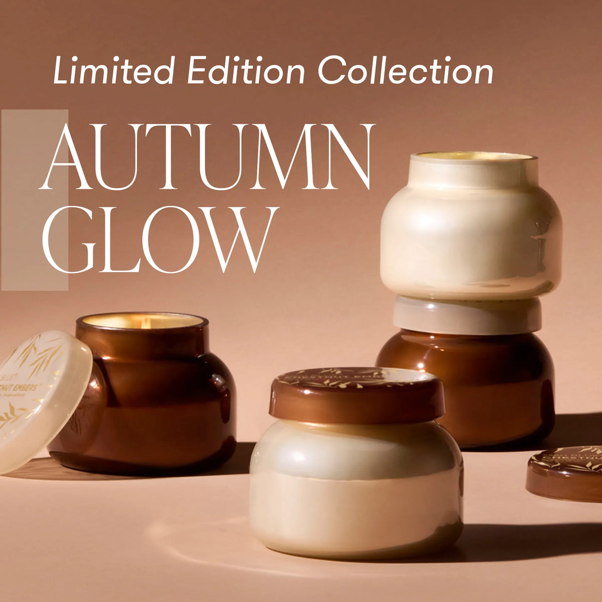 Capri Blue Autumn Glow Volcano White Signature Candle