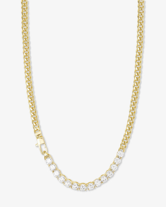 Melinda Maria Baby Julian REALLY Loves Diamonds Necklace Gold|White Diamondettes