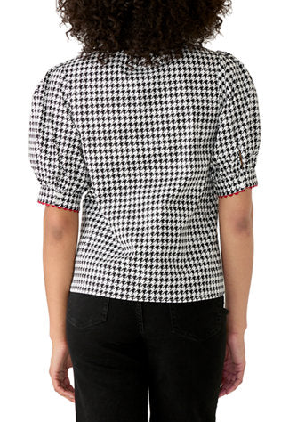 Elaine Houndstooth Top