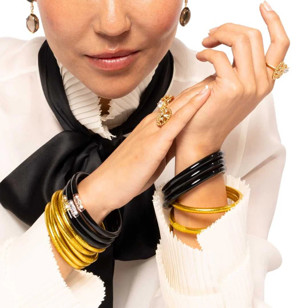 BuDha Girl THREE KINGS ALL WEATHER BANGLES® (AWB®) - Black