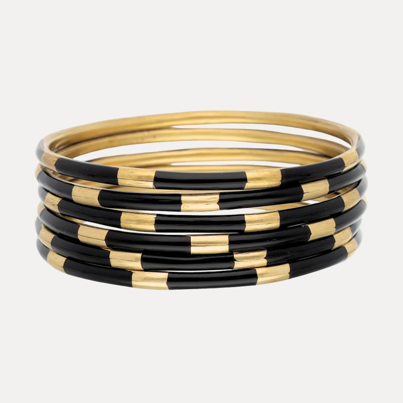 BuDha Girl Black VEDA BANGLES - SET OF 6