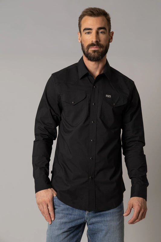 Kimes Ranch BLACKOUT DRESS SHIRT