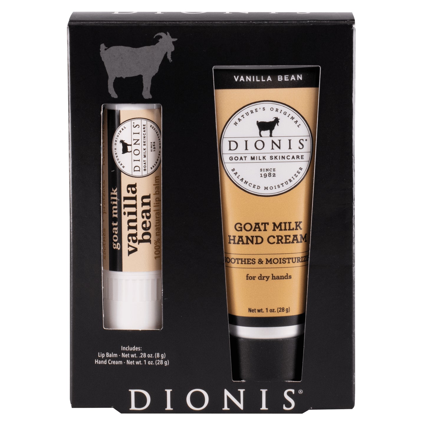 DIONIS VANILLA BEAN LIP & HAND SET