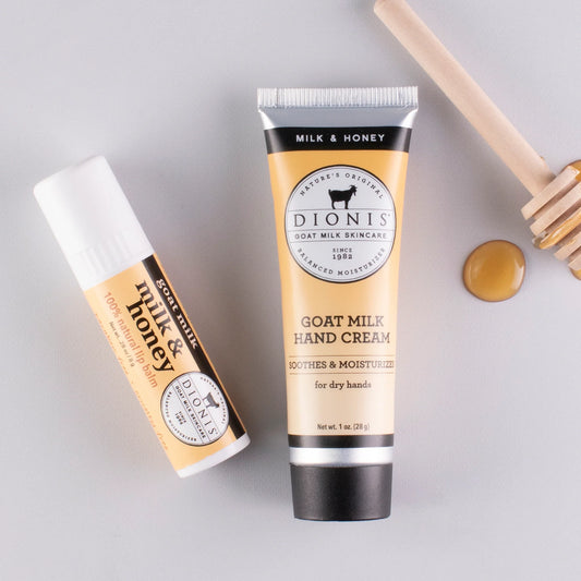 DIONIS GOATMILK SKINCARE MILK & HONEY LIP & HAND SET