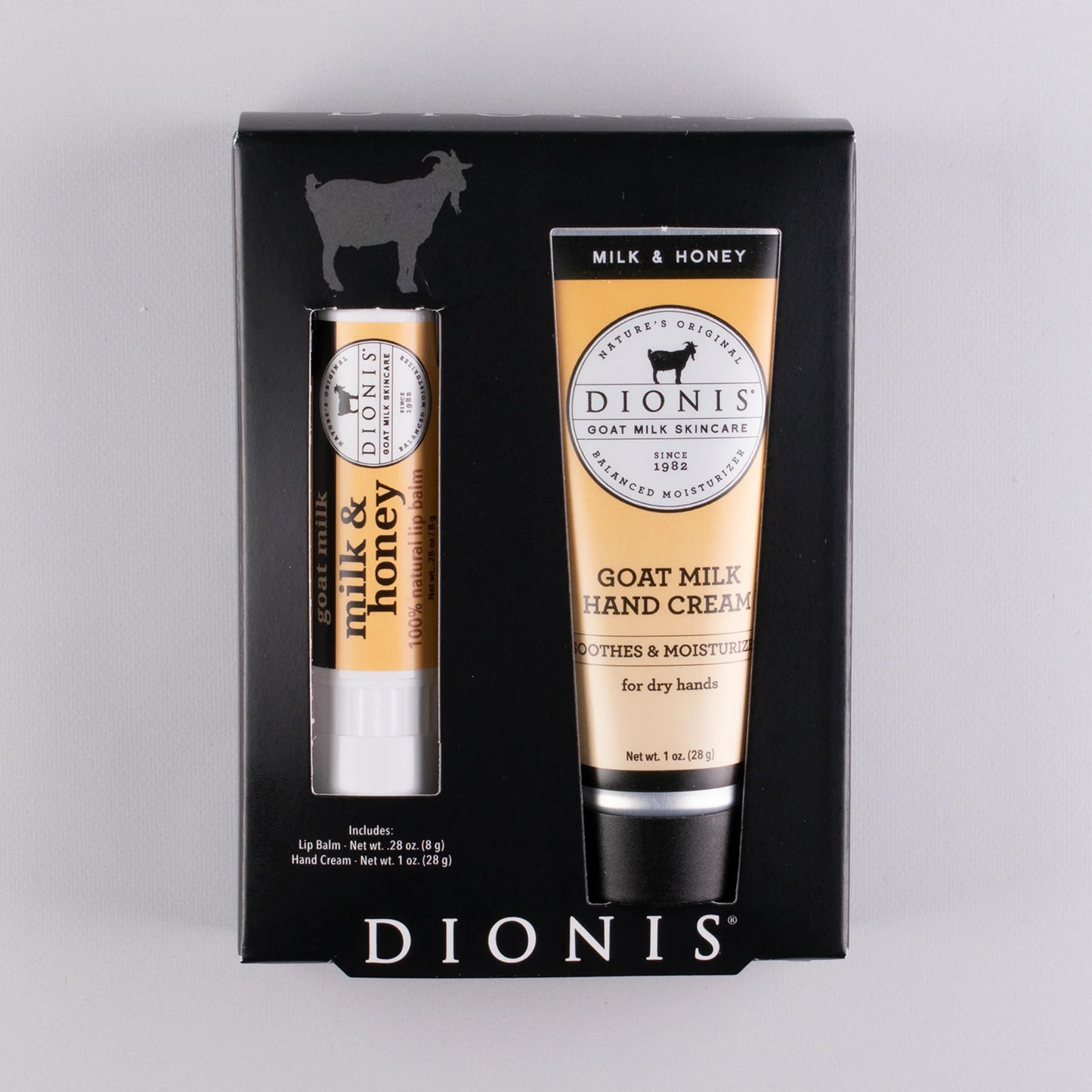 DIONIS GOATMILK SKINCARE MILK & HONEY LIP & HAND SET