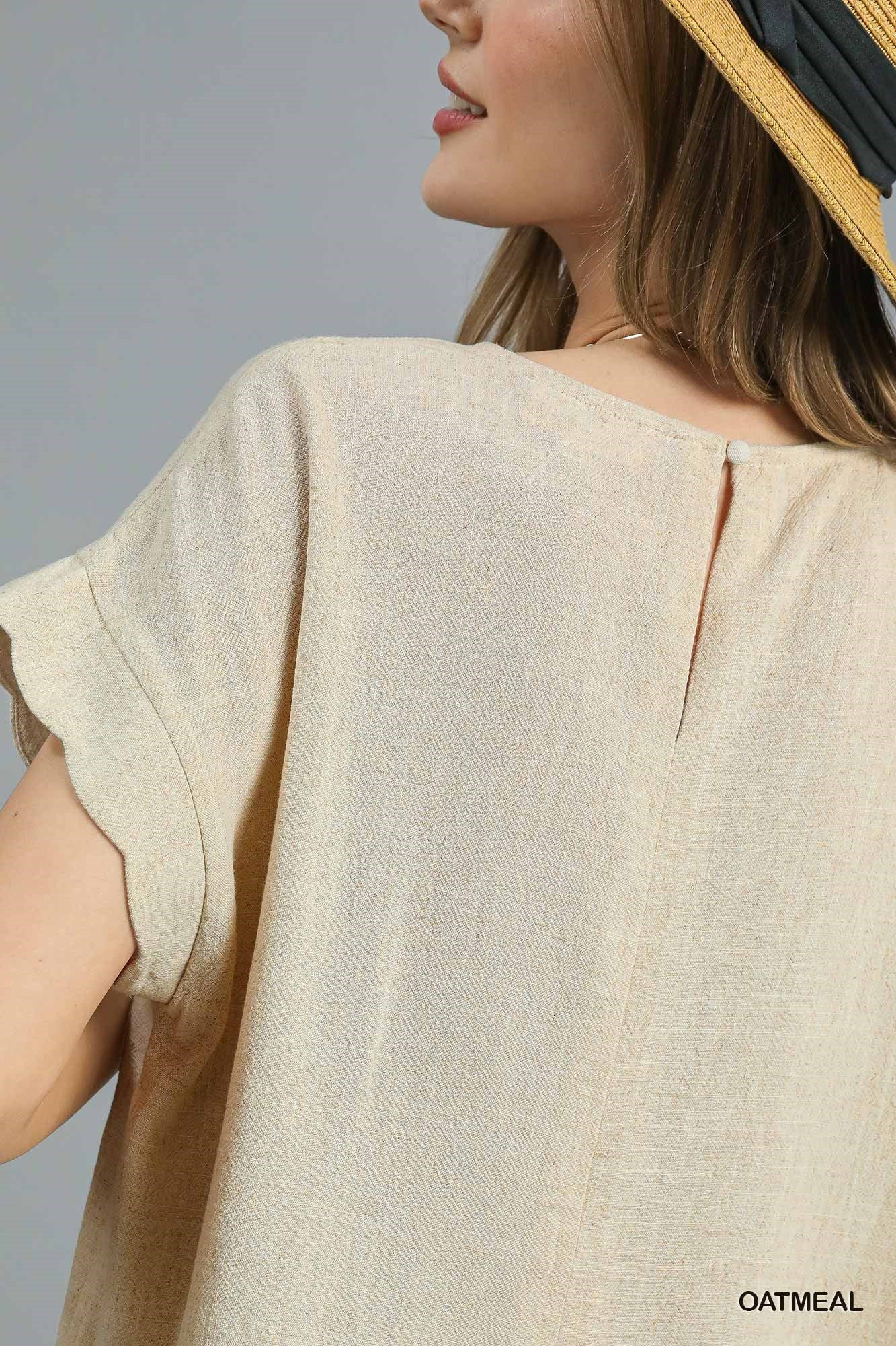 Scallop Top (Red or Oatmeal)