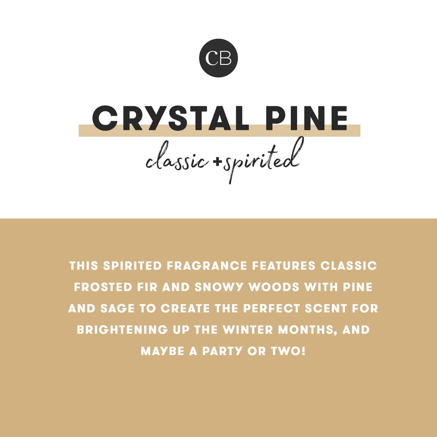 Crystal Pine Glimmer Signature Candle 19 oz