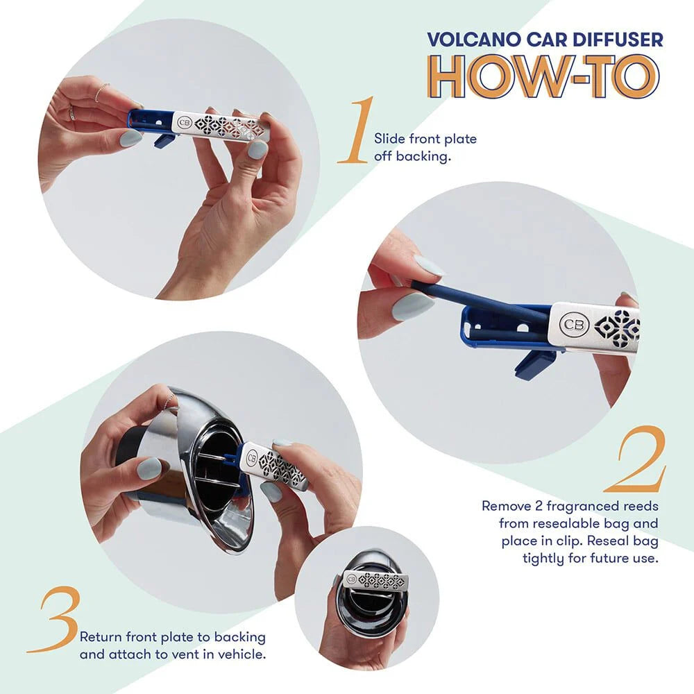 Capri Blue Volcano  Car Diffuser Fragrance Refills