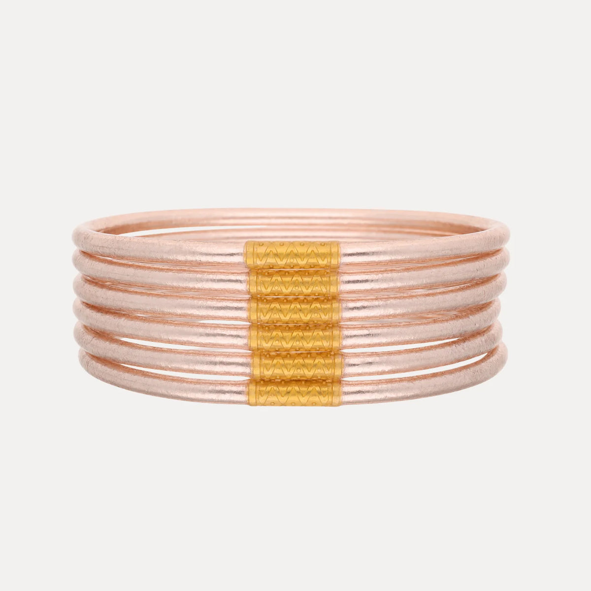 BuDhaGirl Champagne Lumine All Weather Bangles® (Set of 6)