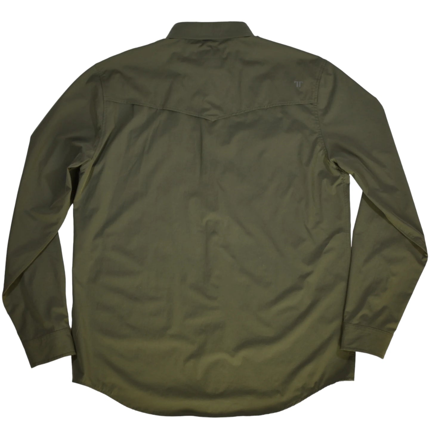Ferrell Brand CORE - MEN'S OLIVE GREEN LONG SLEEVE SNAP SHIRT