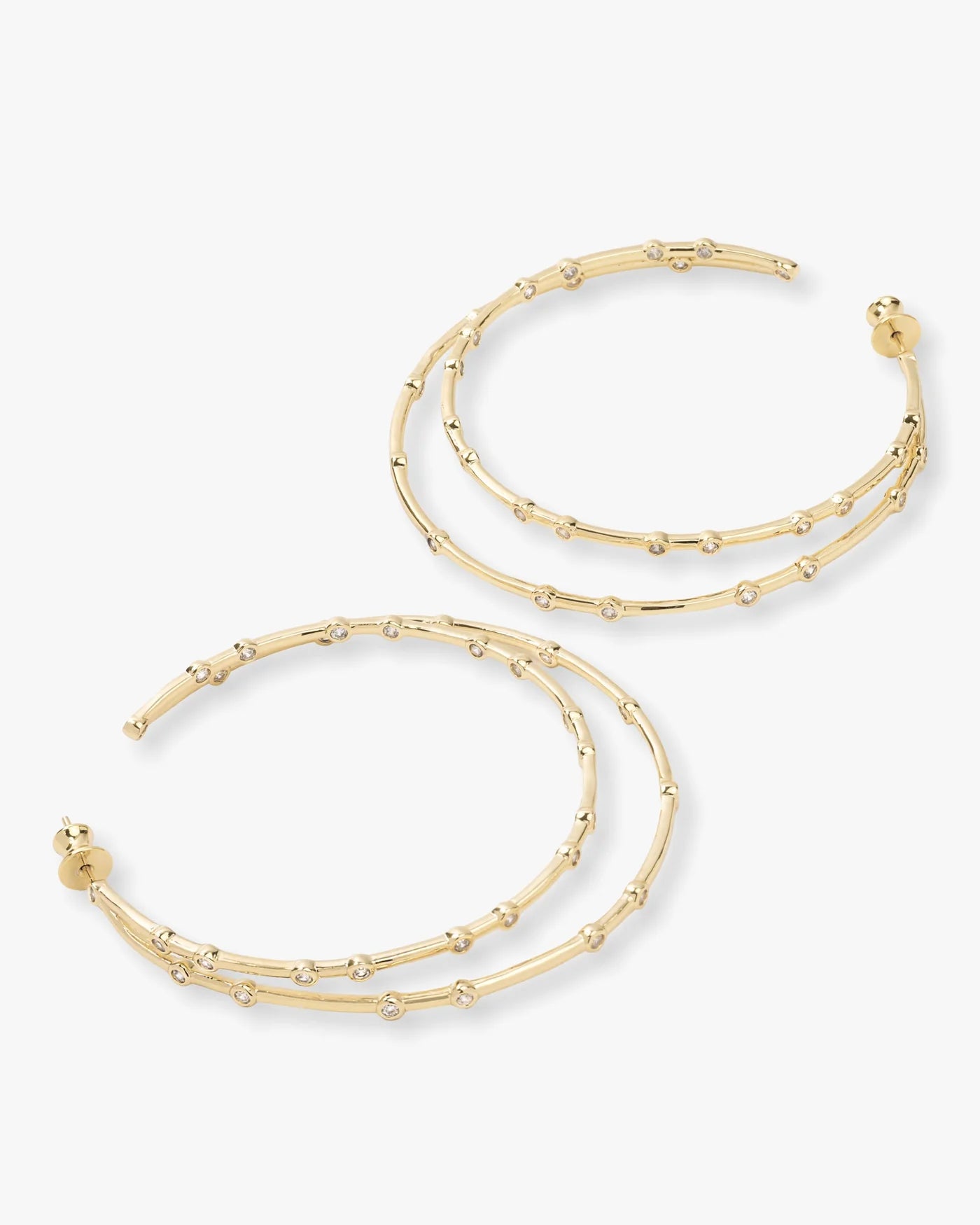 Melinda Maria Big A** Doubled Hoops (Multiple Sizes)