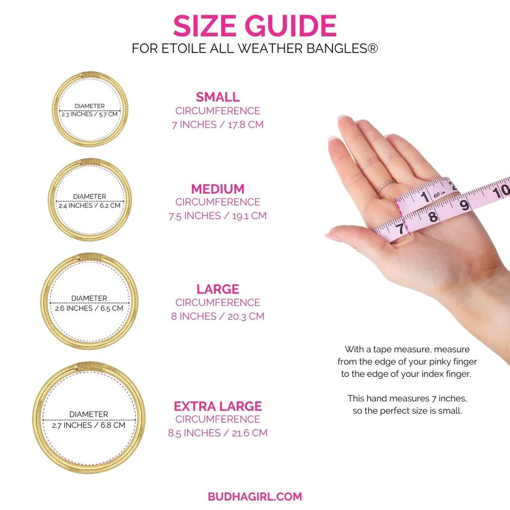 BuDha Girl ETOILE ALL WEATHER BANGLES® (SET OF 6)
