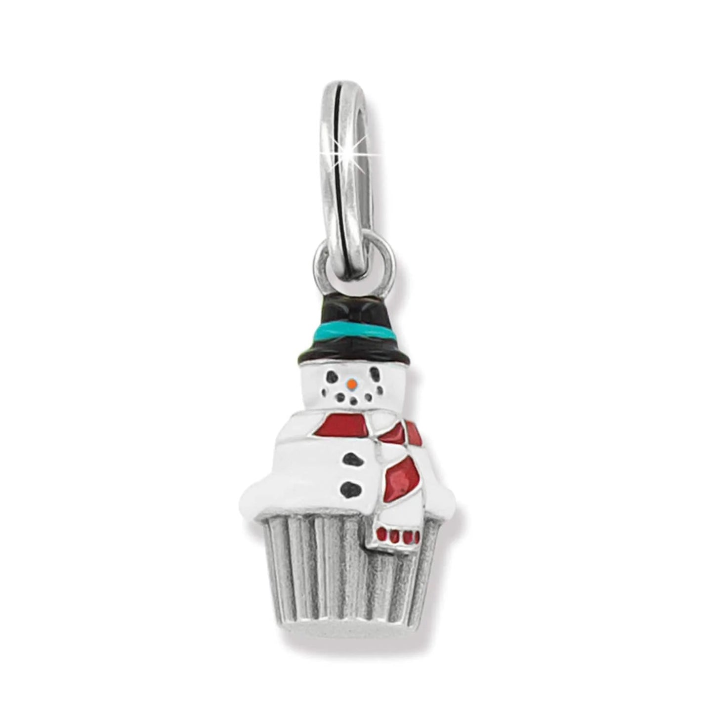 Snowman Cupcake Charm