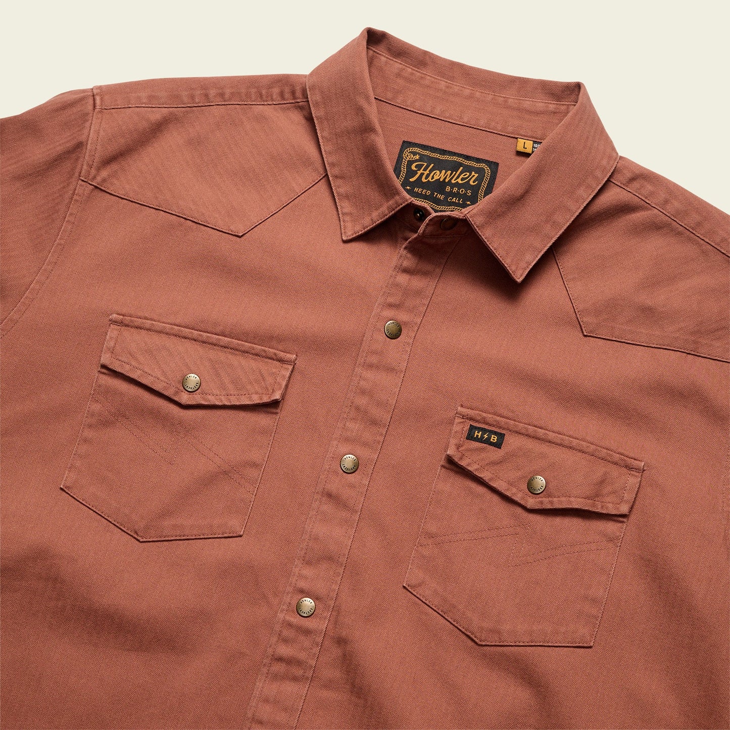 Howler Bros. Sawhorse Work Shirt Mink Brown