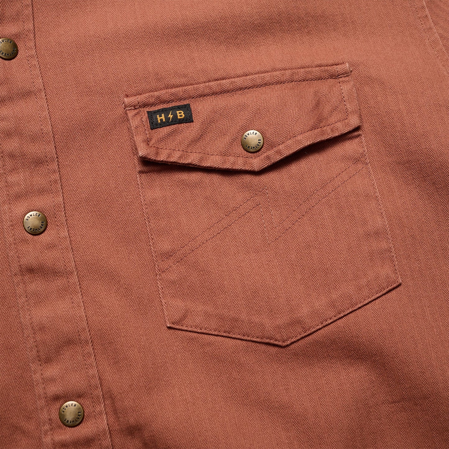 Howler Bros. Sawhorse Work Shirt Mink Brown