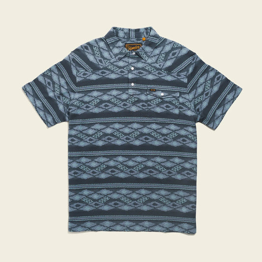 Howler Bros. Ranchero Jacquard Polo Zango Jacquard : Blue Shimmer