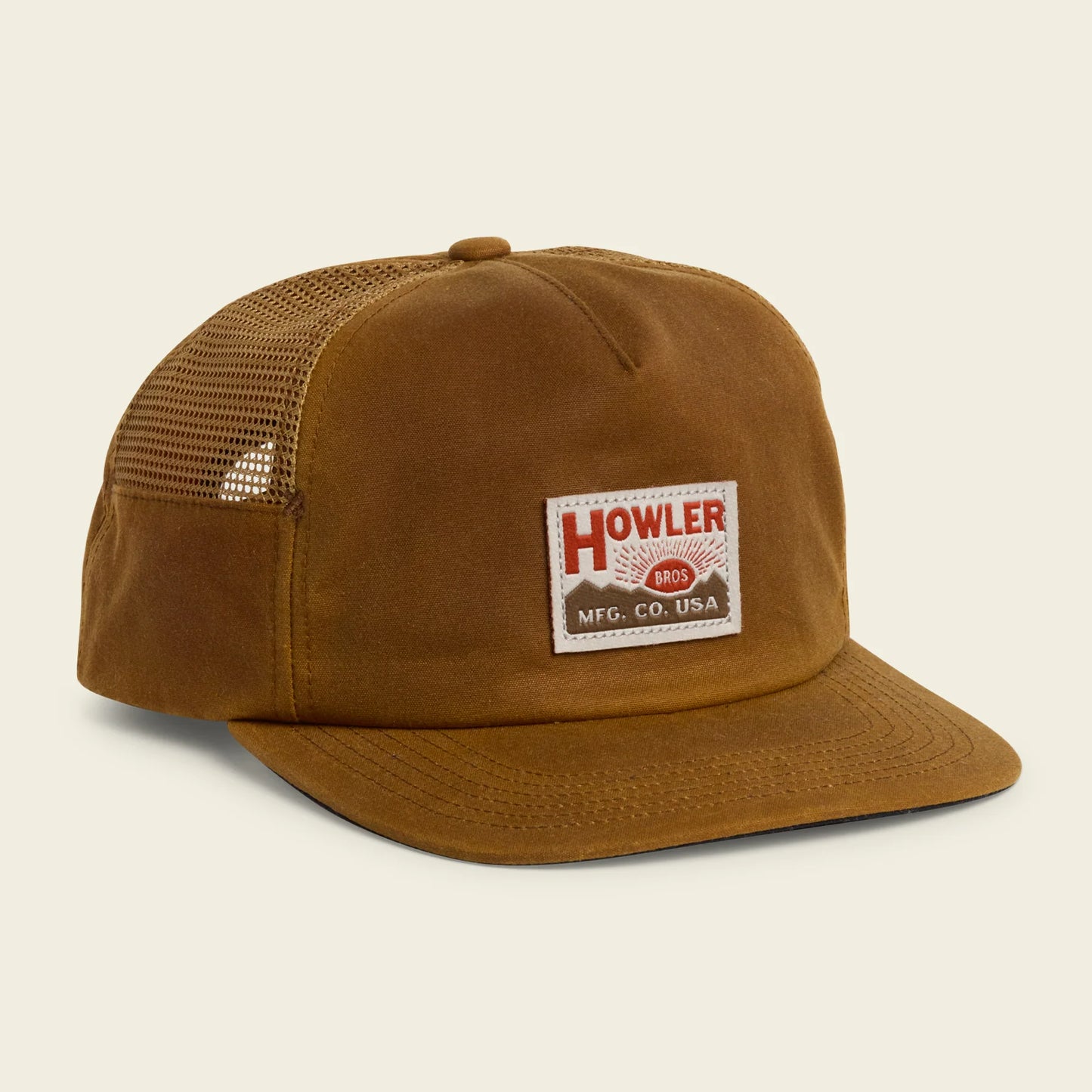 Howler Bros HB Mfg. Co. Snapback Color: Waxed Canvas