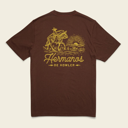 Howler Bros Sunset Rider T-Shirt Color: Mahogany