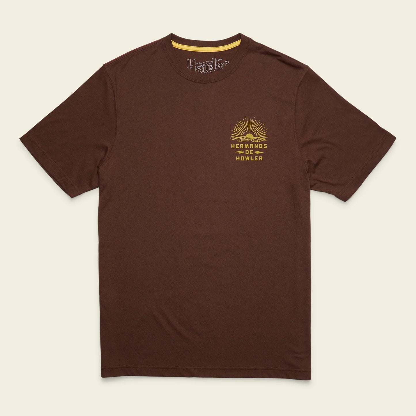Howler Bros Sunset Rider T-Shirt Color: Mahogany