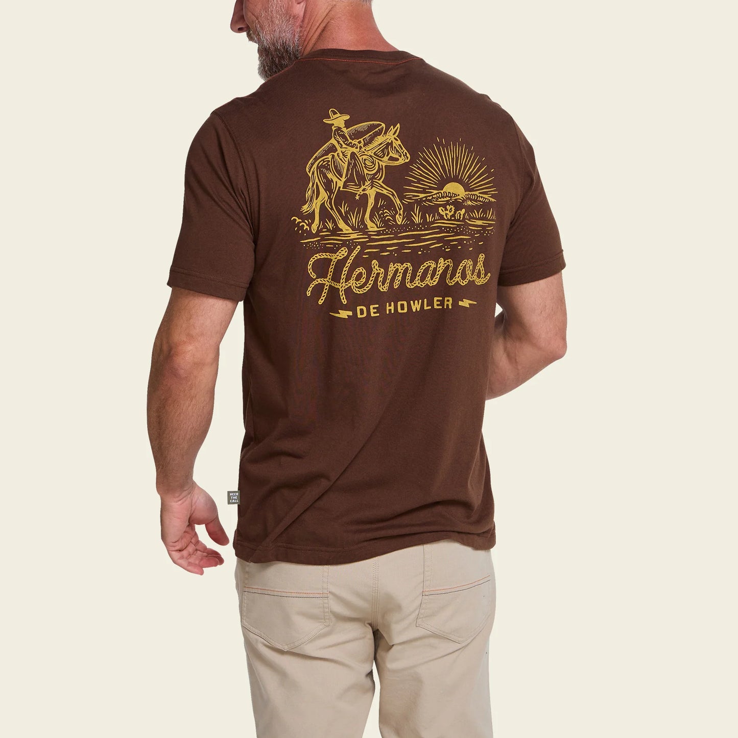 Howler Bros Sunset Rider T-Shirt Color: Mahogany