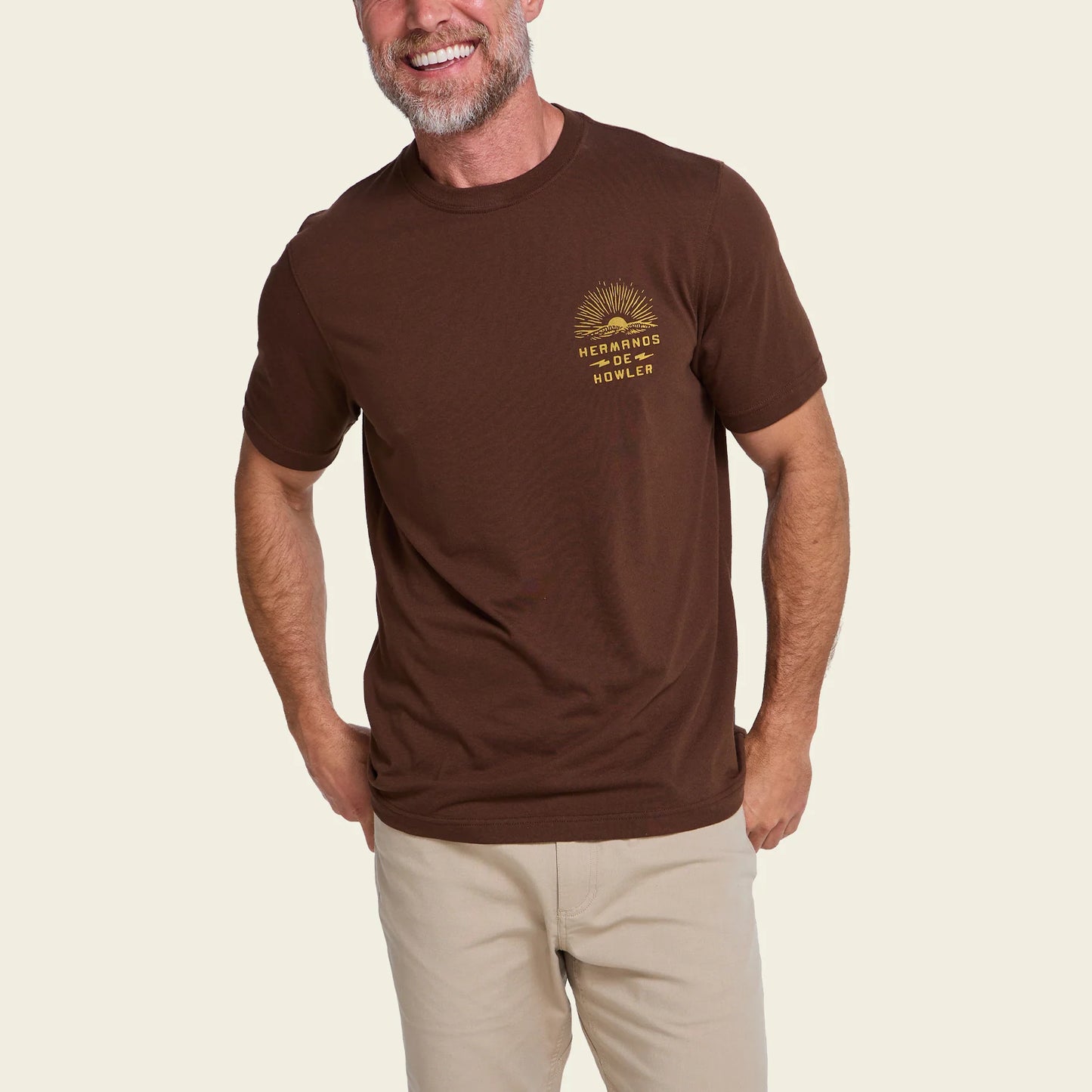 Howler Bros Sunset Rider T-Shirt Color: Mahogany