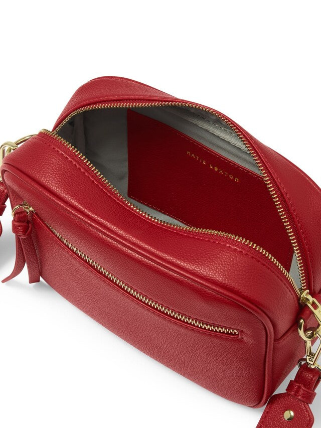 Katie Loxton Hallie Crossbody Bag - Garnet Red