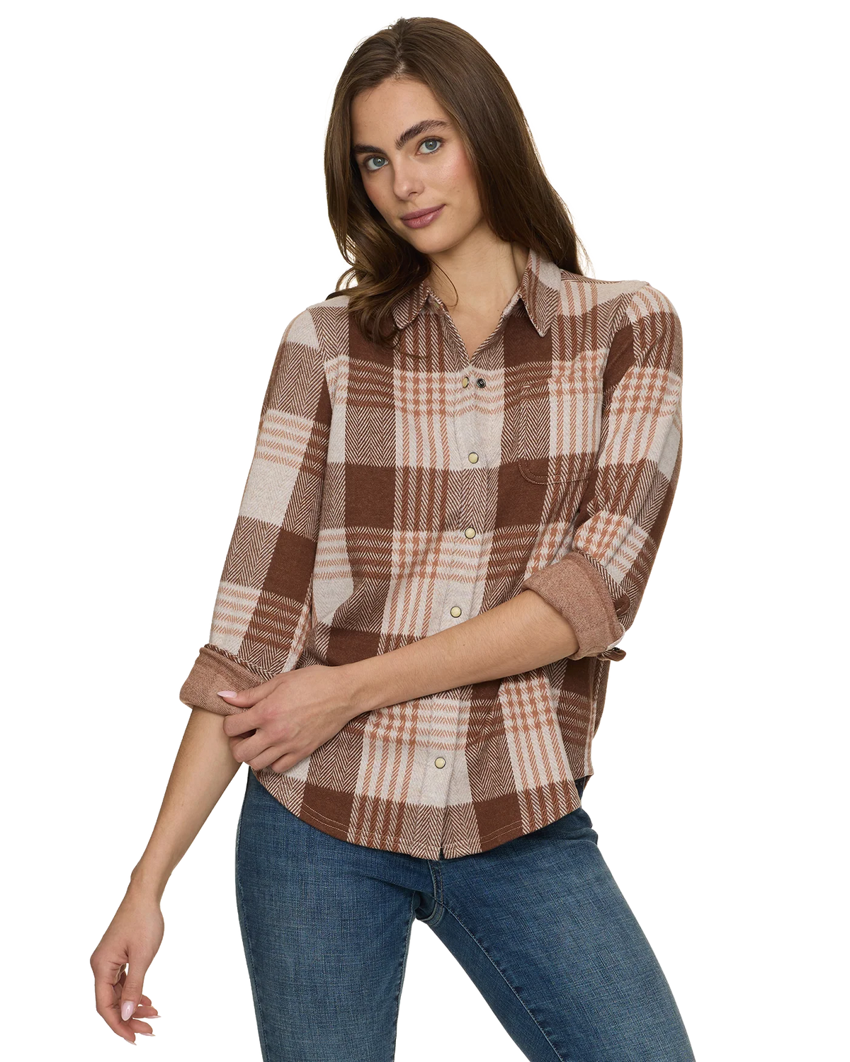 Flag & Anthem WOMEN'S HERO STRETCH FLANNEL SHIRT