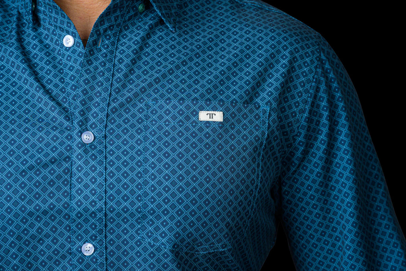 Ferrell THE FROST - LONG SLEEVE BUTTON UP PRINTED SHIRT