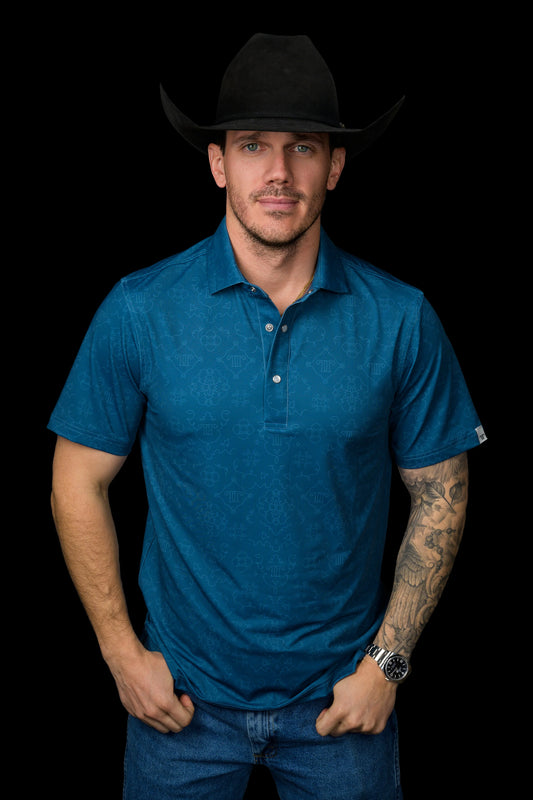 Ferrell THE MICRO CARSON PEARL SNAP POLO
