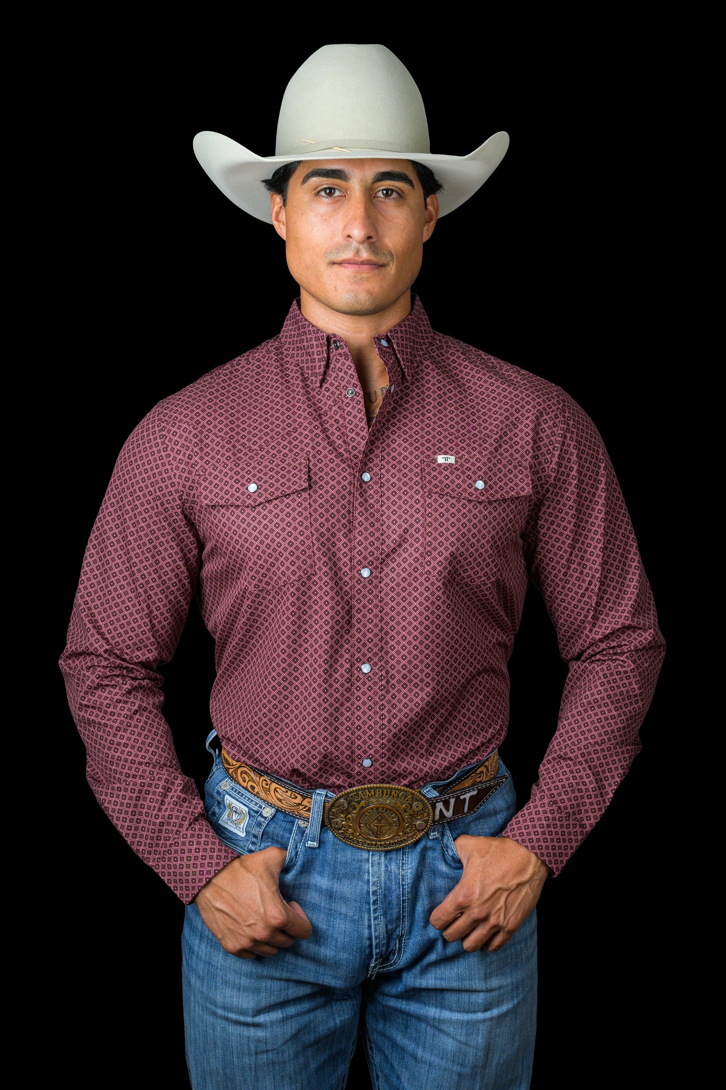 Ferrell Brand THE NICHOLAS - LONG SLEEVE SNAP SHIRT