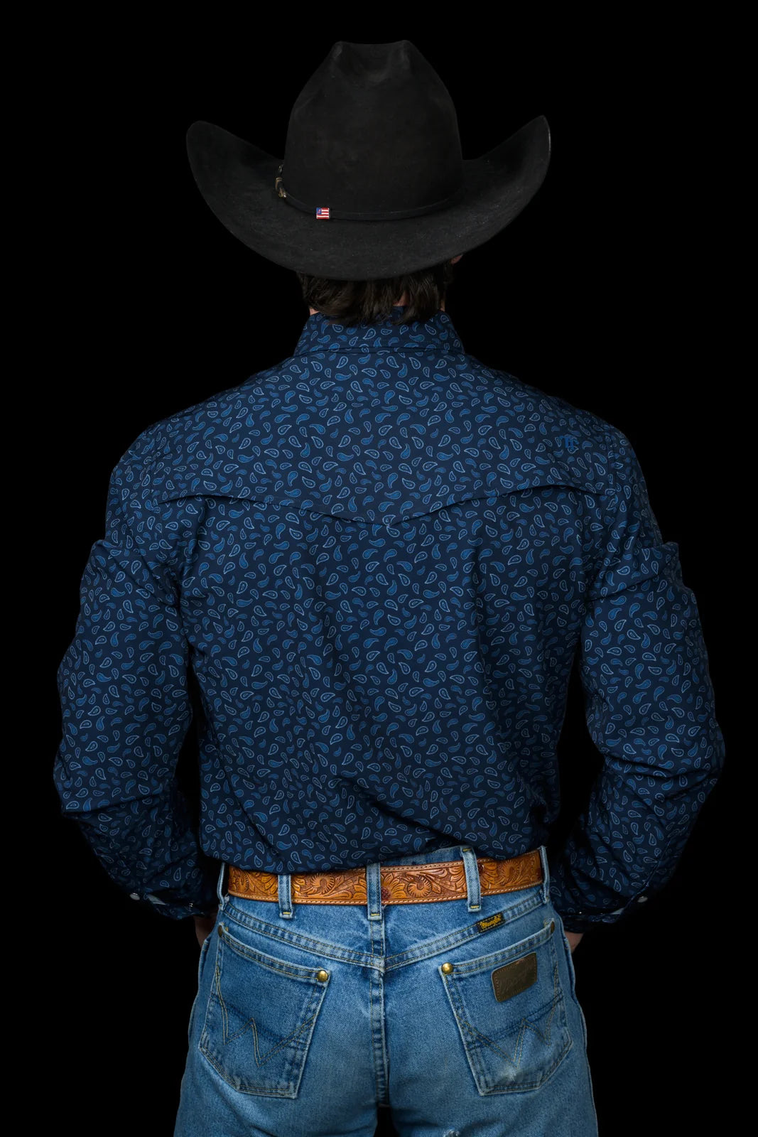 THE GRIFFIN LONG SLEEVE PEARL SNAP SHIRT