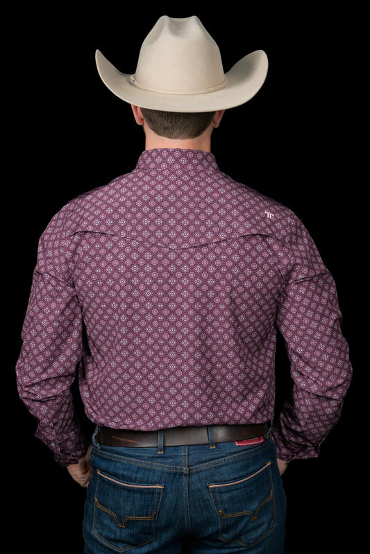 Ferrell The Sutton Long Sleeve Pearl Snap Shirt