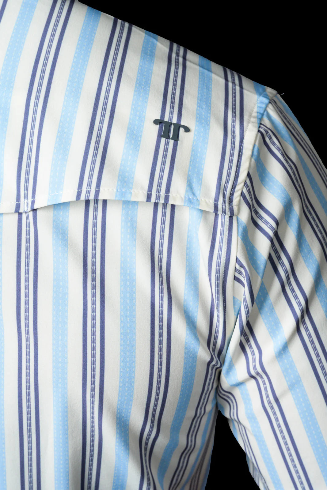Ferrell Brand THE JAKE IN BLUE - SHORT SLEEVE SNAP