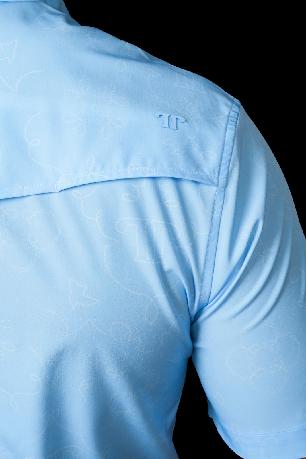 Ferrell Brand THE CARSON IN LIGHT BLUE - SHORT SLEEVE SNAP