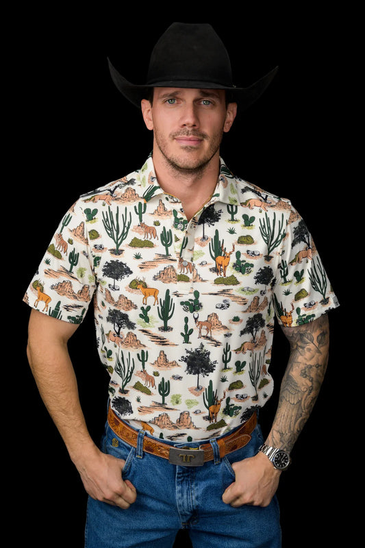 Ferrell Brand The Wilder Pearl Snap Polo