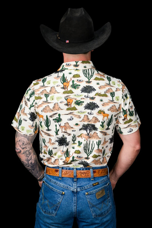 Ferrell Brand The Wilder Pearl Snap Polo